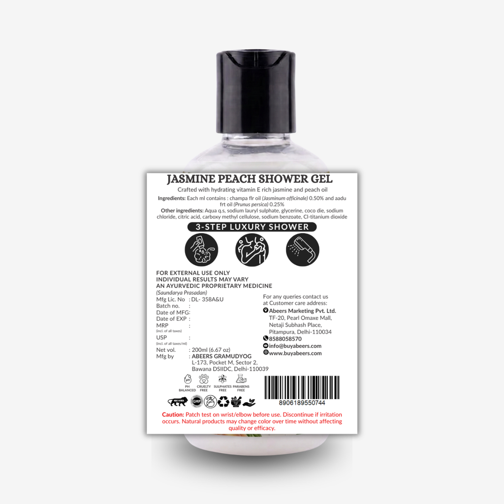 Jasmine Peach Body Wash
