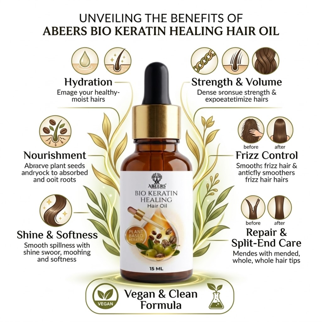 Bio Keratin Healing Hair Oil