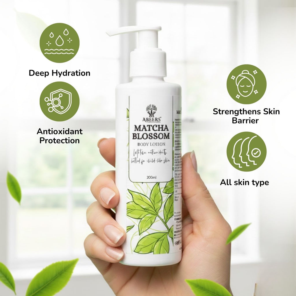 Abeers Matcha Blossom Body Lotion