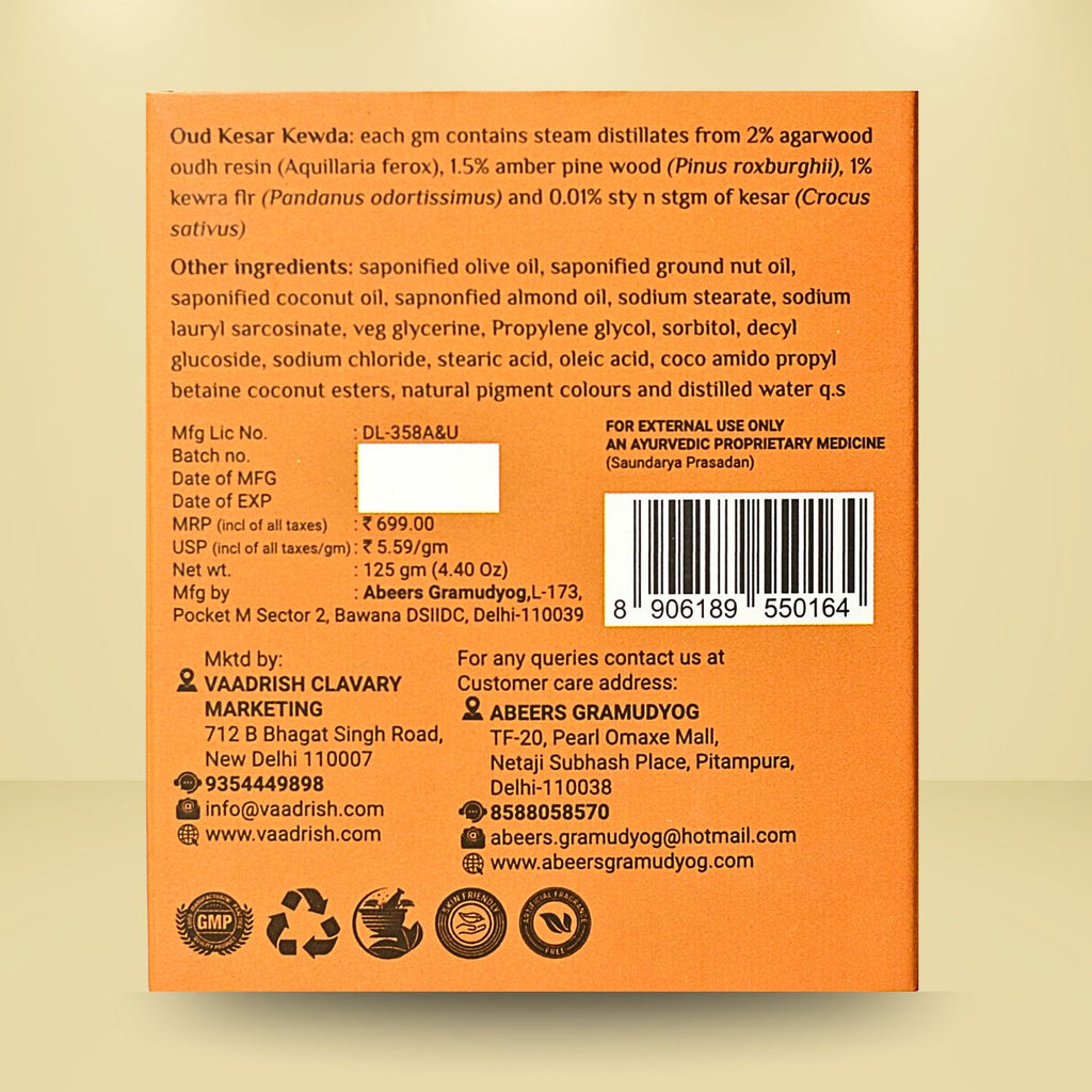 Kesaradi saffron Essence Bar