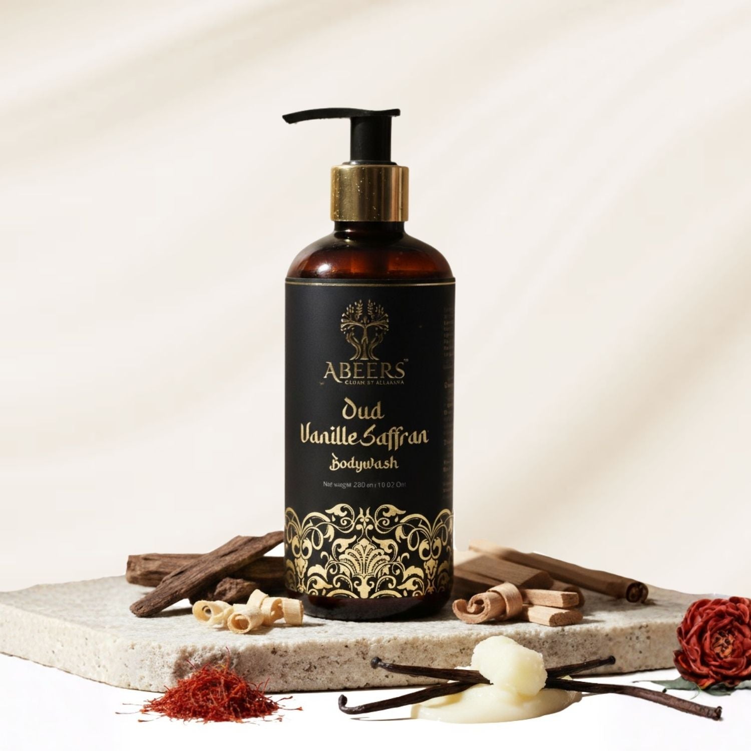 Abeers Oud Vanilla Saffran Body Wash