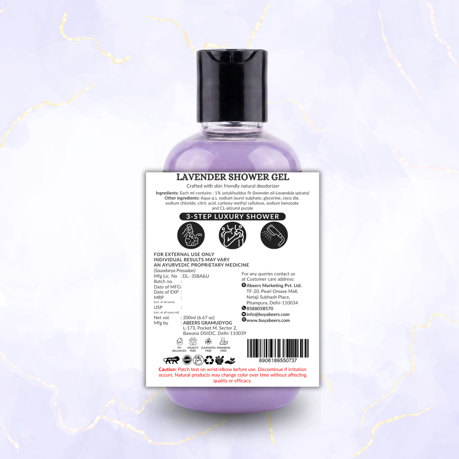 Lavender Body Wash 200ml