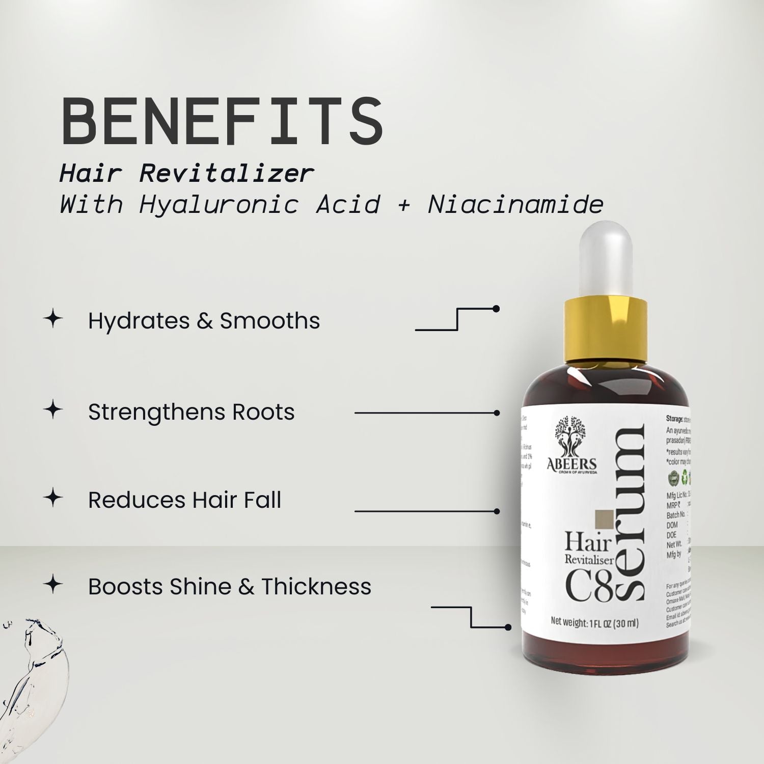 Abeers Hair Revitalizer C8 Serum