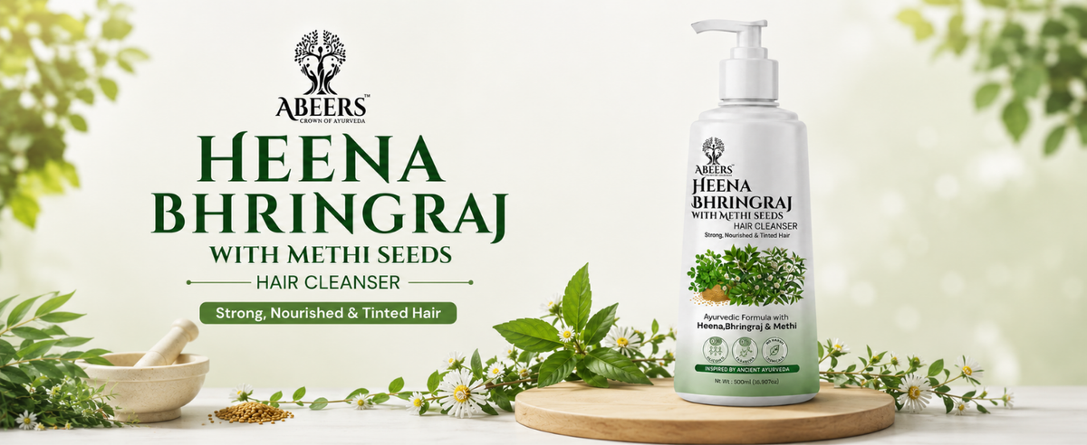 Heena Bhringraj Hair Cleanser with Methi Seeds – 500ml