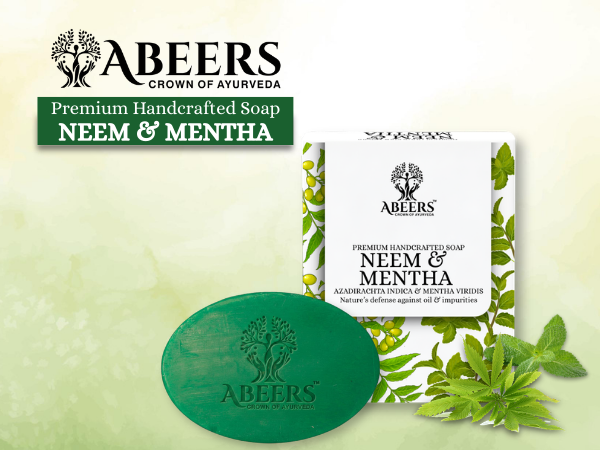 Handmade Neem & Mentha Soap