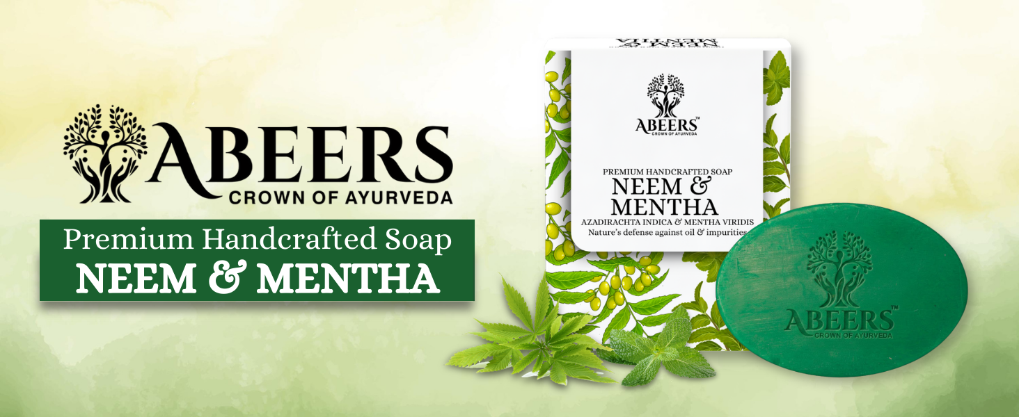 Handmade Neem & Mentha Soap