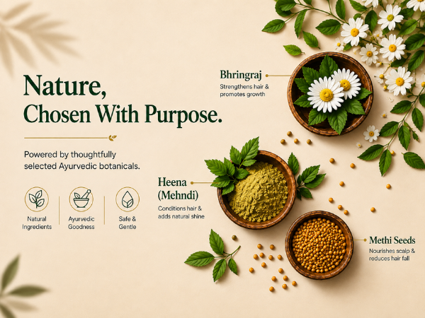 Heena Bhringraj Hair Cleanser with Methi Seeds – 500ml