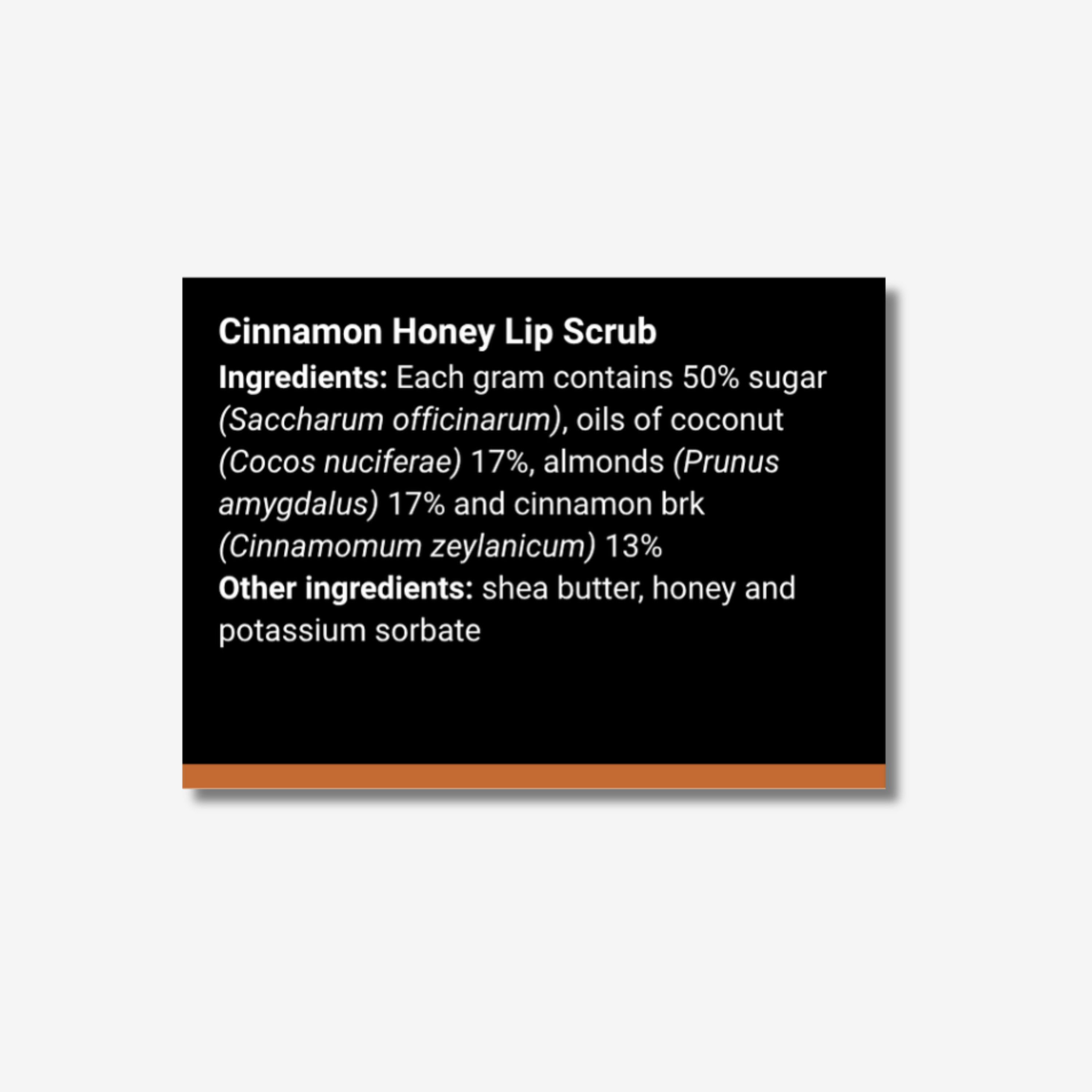 Cinna Bloom Lip Scrub