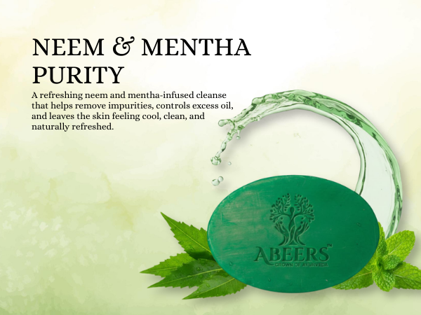 Handmade Neem & Mentha Soap