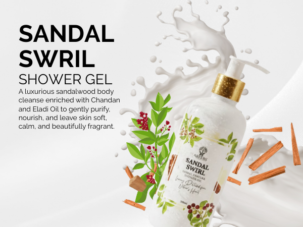 Sandal Swirl Shower Gel 300ml
