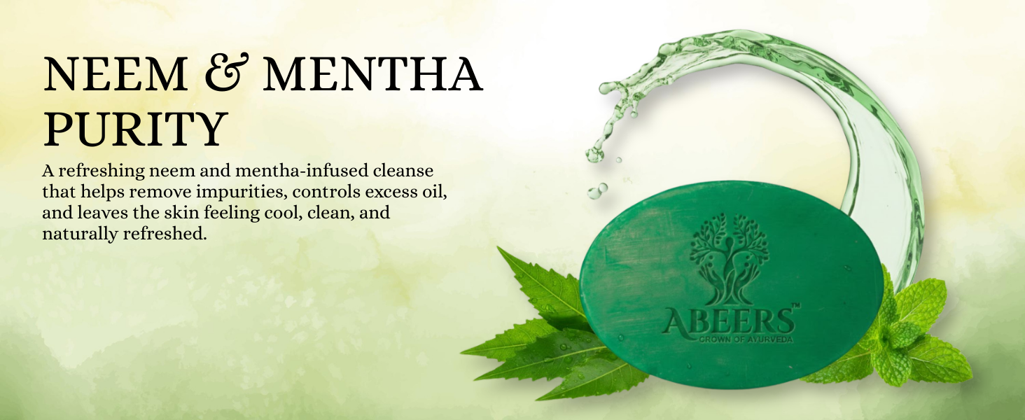 Handmade Neem & Mentha Soap