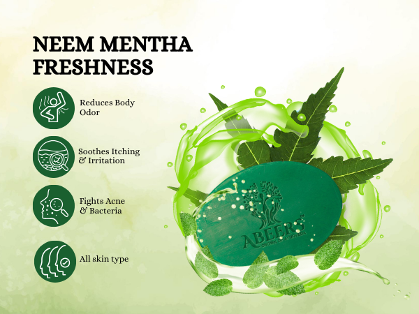 Handmade Neem & Mentha Soap