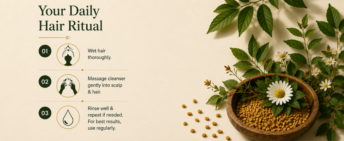 Heena Bhringraj Hair Cleanser with Methi Seeds – 500ml