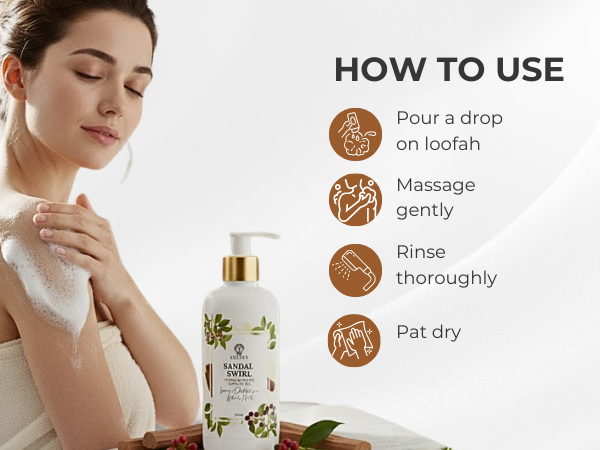 Sandal Swirl Shower Gel 300ml