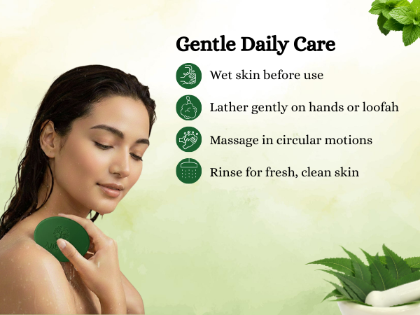 Handmade Neem & Mentha Soap