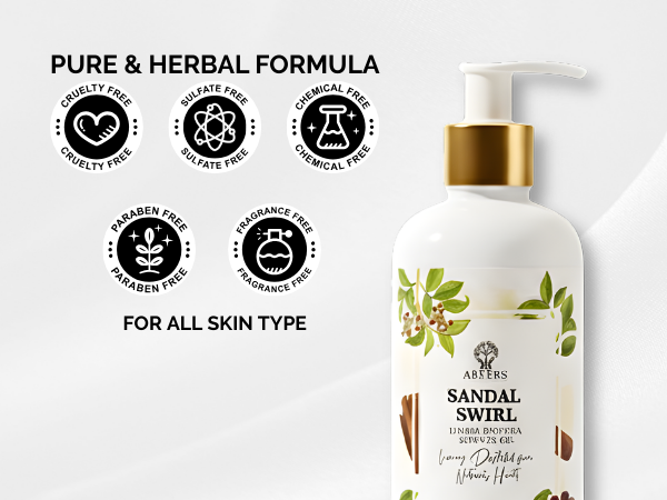 Sandal Swirl Shower Gel 300ml
