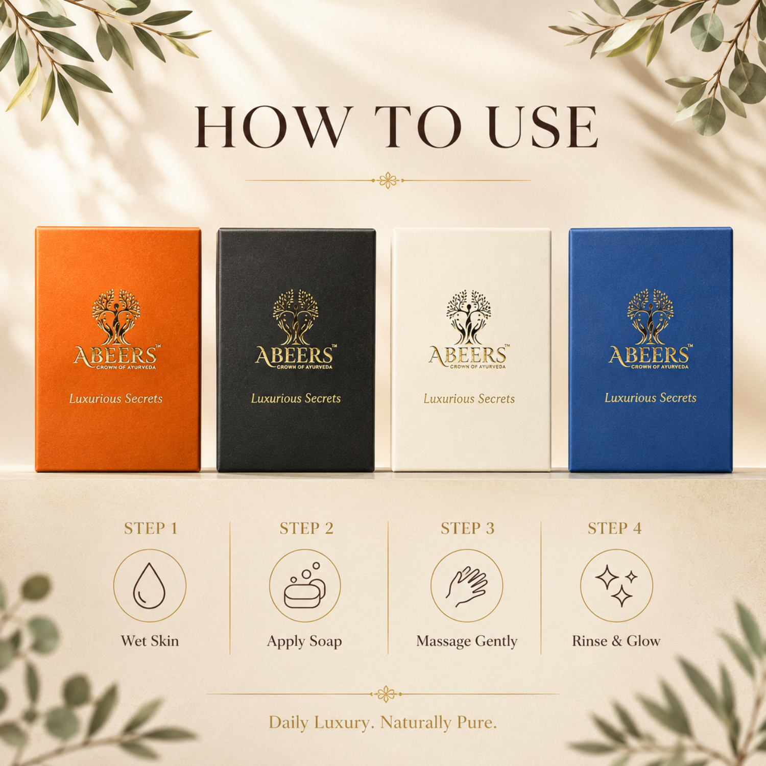 Oud Luxury Soap Gift Set (Pack of 4)