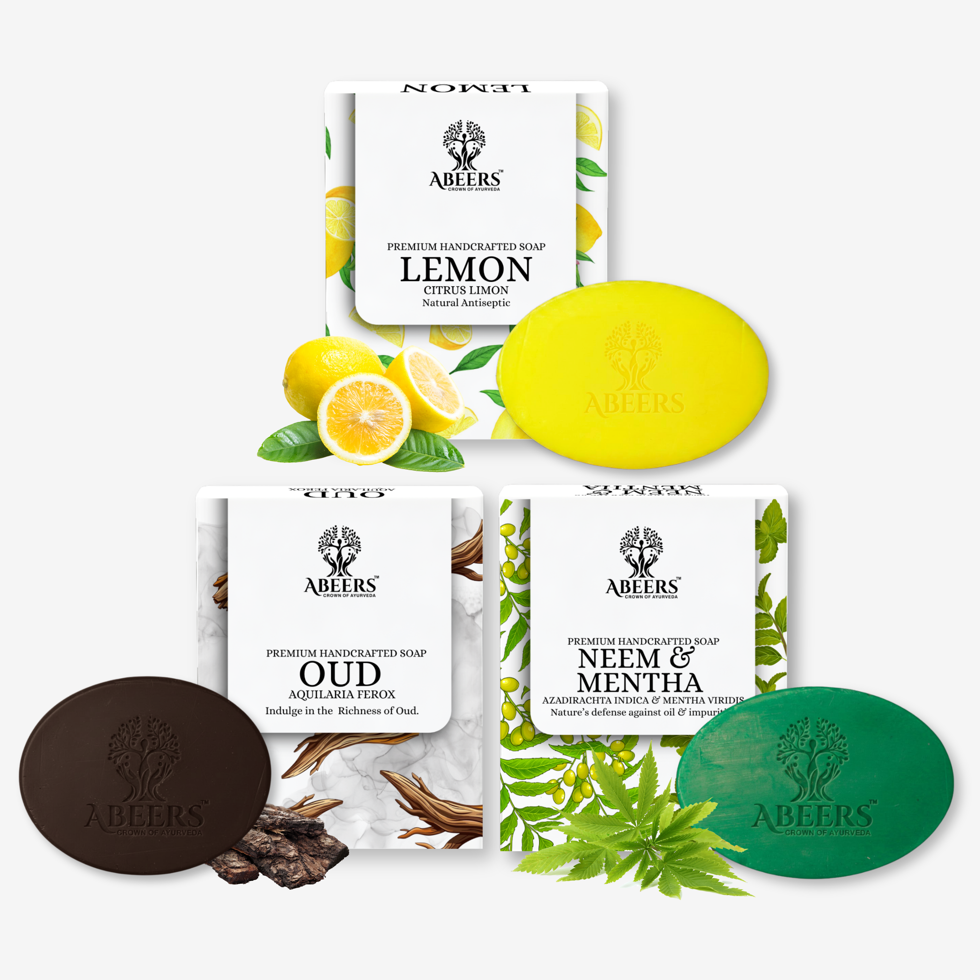 Cold Processed Soap Combo –  (3 x 100g)