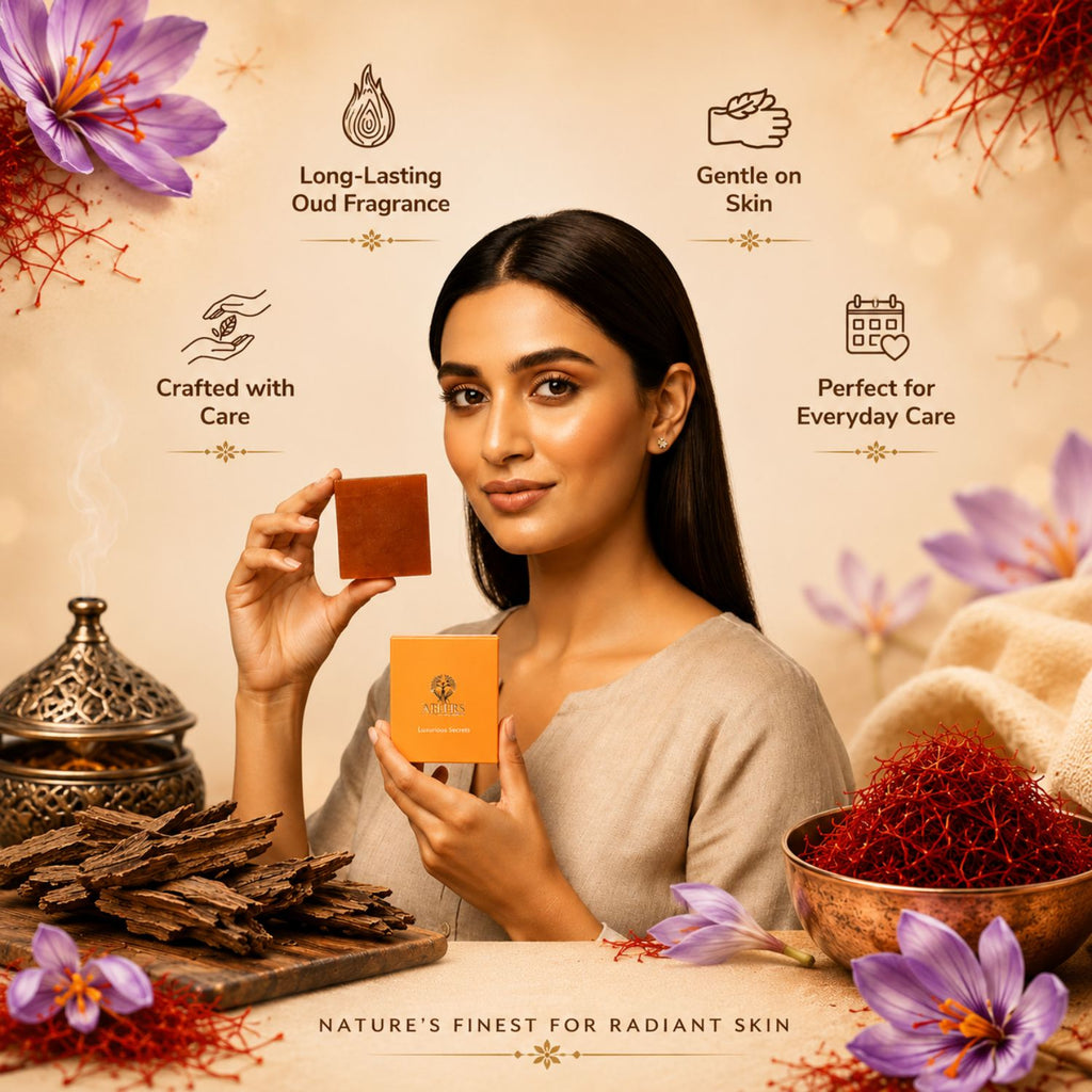 Oud Kesar Kewda Handmade Soap (125g)