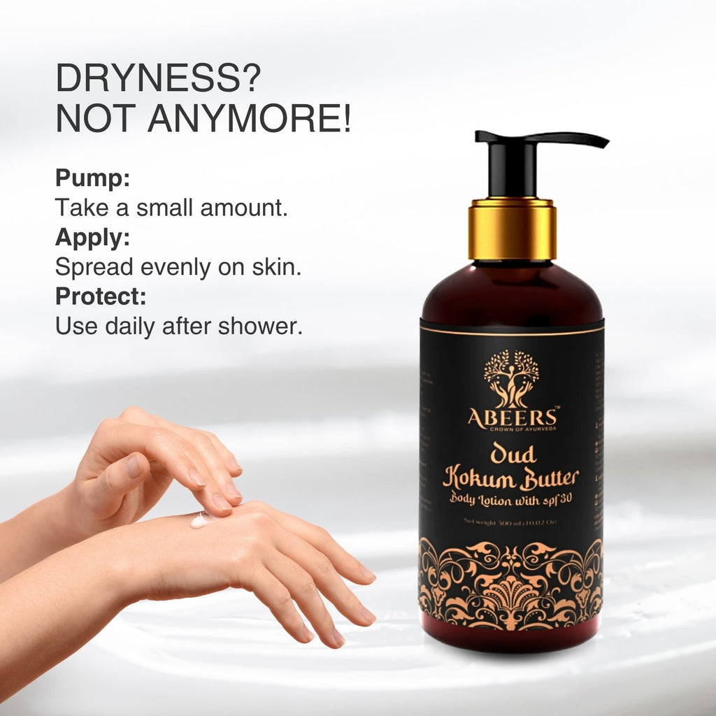 Abeers Oud Kokum Body Lotion SPF 30
