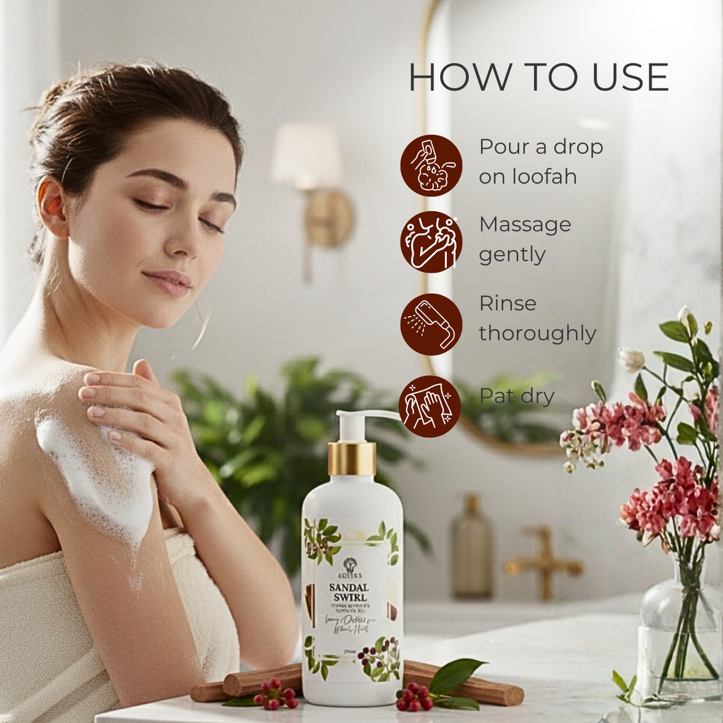 Sandal Swirl Shower Gel