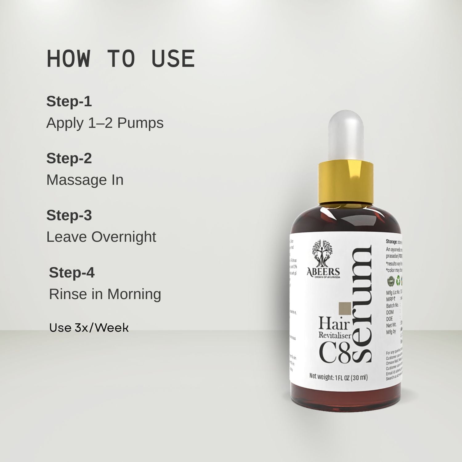 Abeers Hair Revitalizer C8 Serum