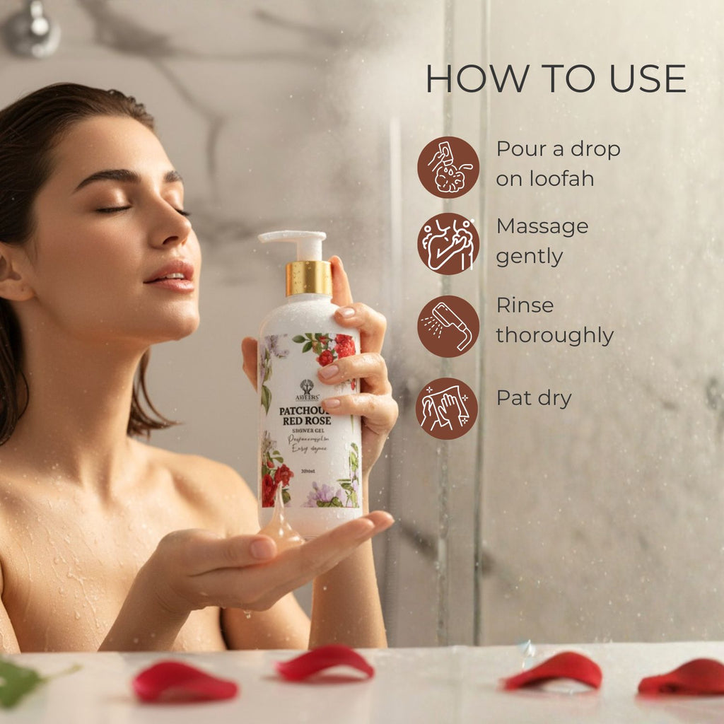 Patchouli Red Rose Shower Gel