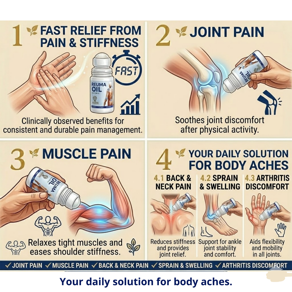 Reuma Oil for Joint & Muscle Pain Relief