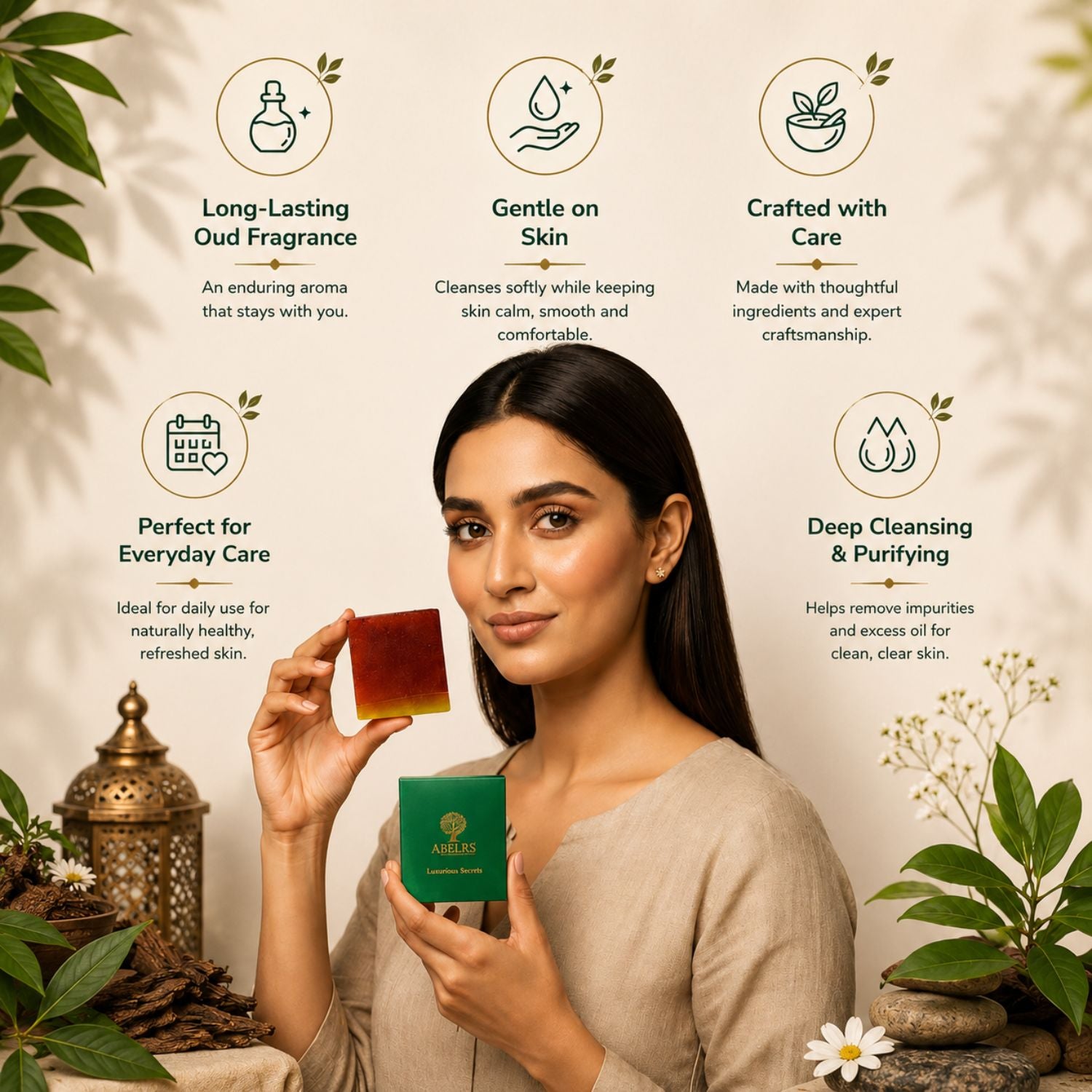 Oud Firdos Handmade Soap (125g)