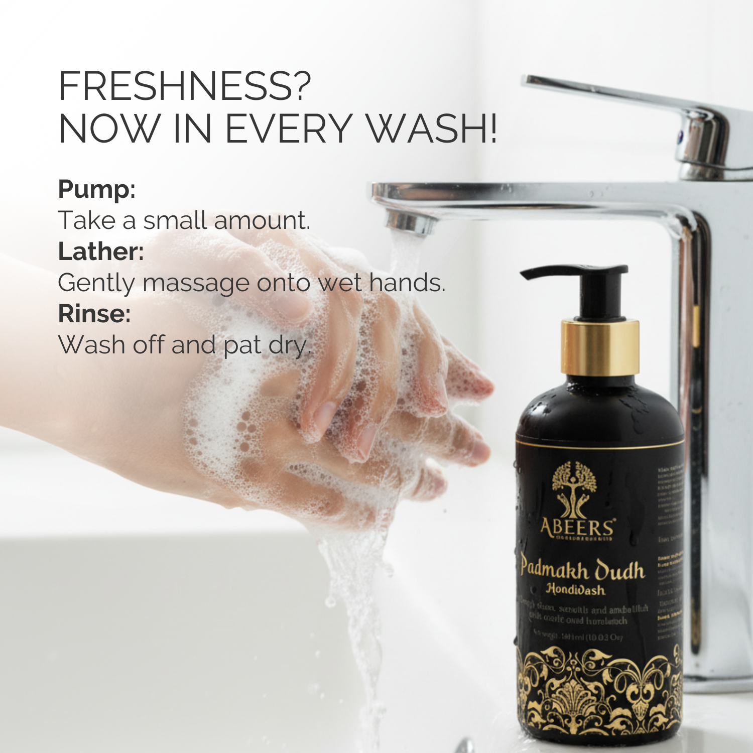 Abeers Padmakh Oud Handwash