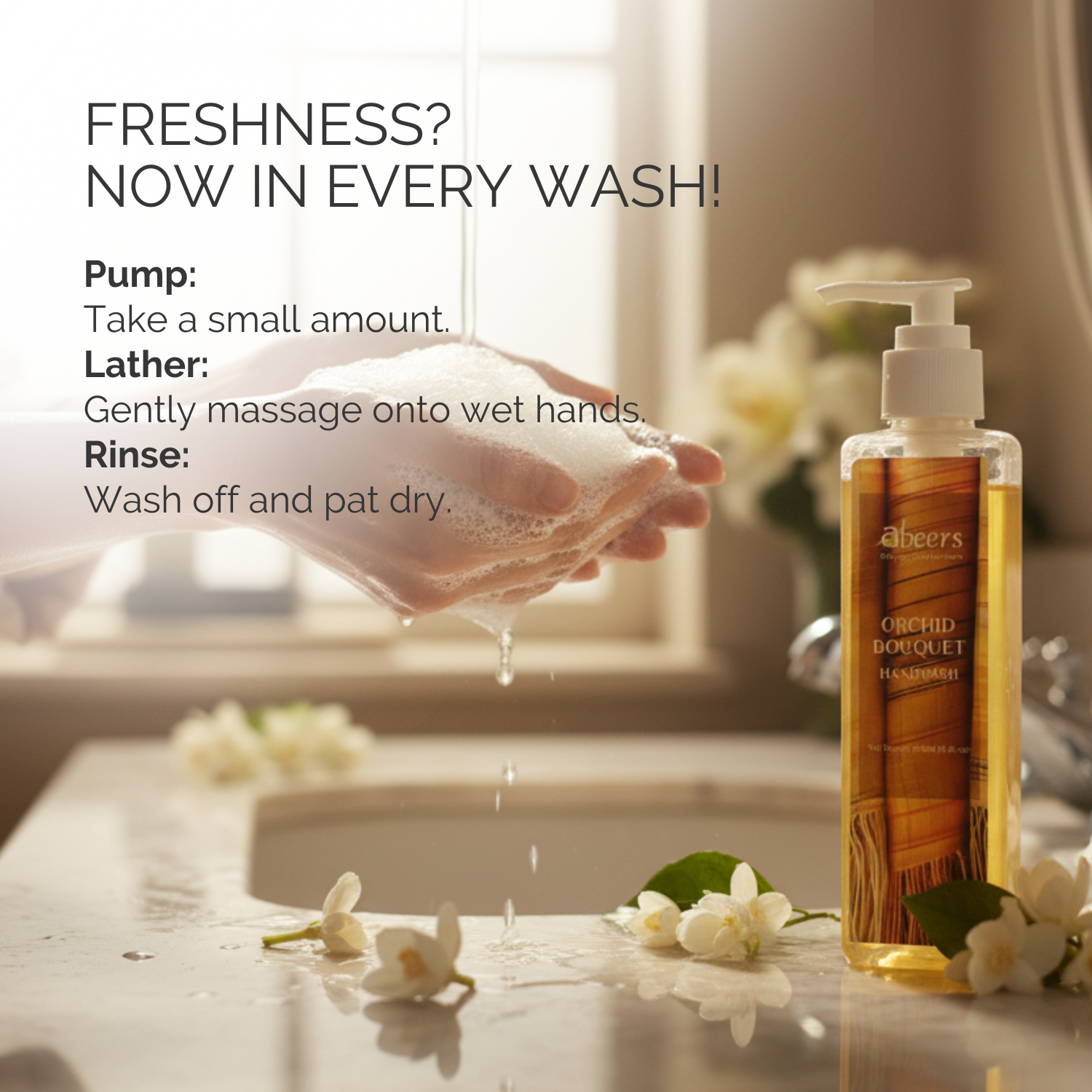 Abeers Orchid Bouquet Handwash
