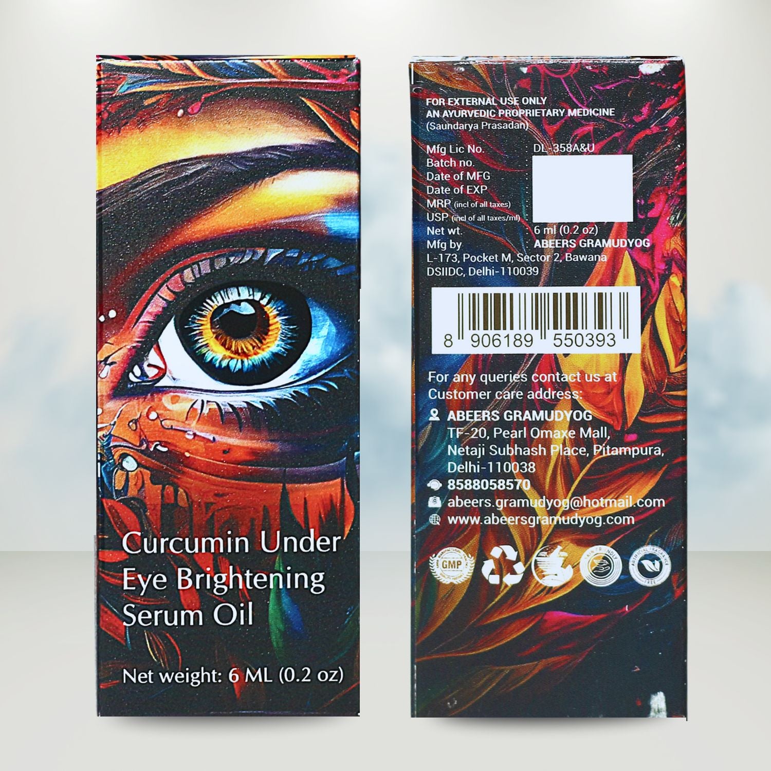 Curcumin Eye Brightening Serum Roll-On