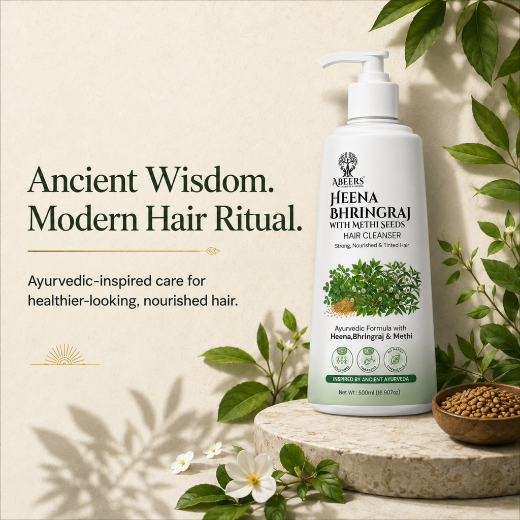 Heena Bhringraj Hair Cleanser with Methi Seeds – 500ml