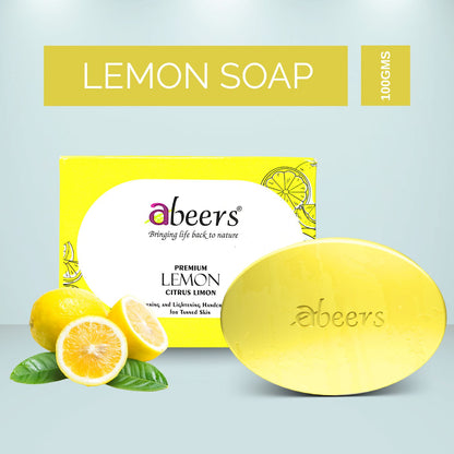 Abeers Handmade Lemon Soap (100g)