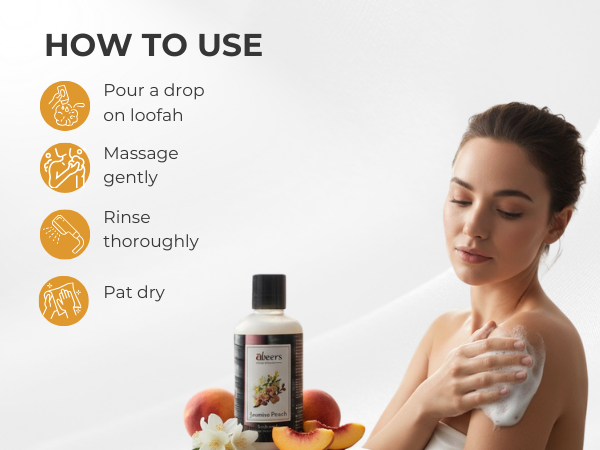 Jasmine Peach Body Wash