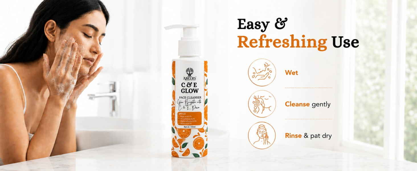 C & E Glow Face Cleanser