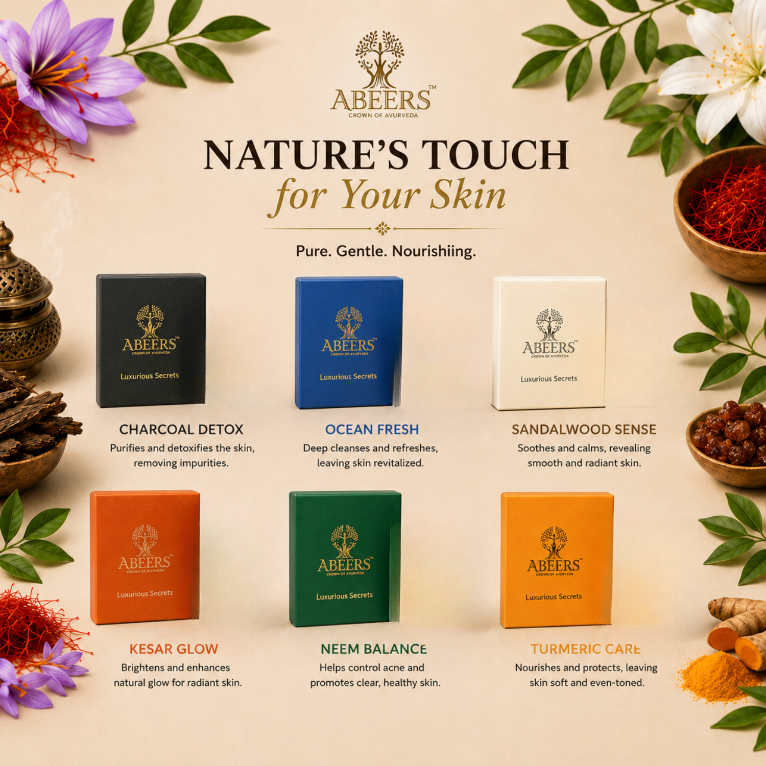 Oud Luxury Soap Gift Set (Pack of 6)
