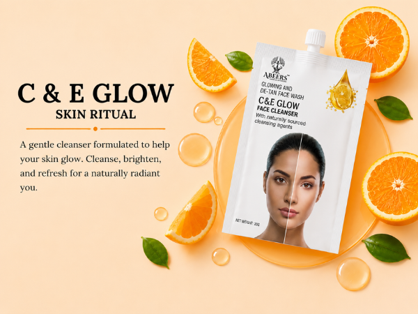 C&E Glow Face Cleanser De-Tan Face Wash