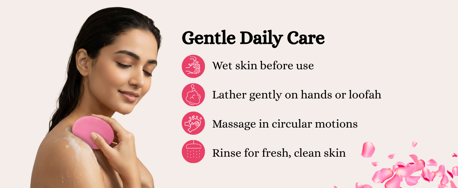 Handmade Rose Soap Pack