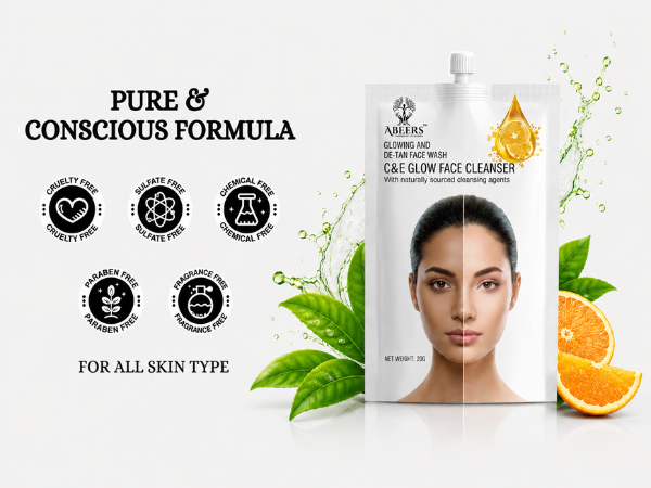 C&E Glow Face Cleanser De-Tan Face Wash