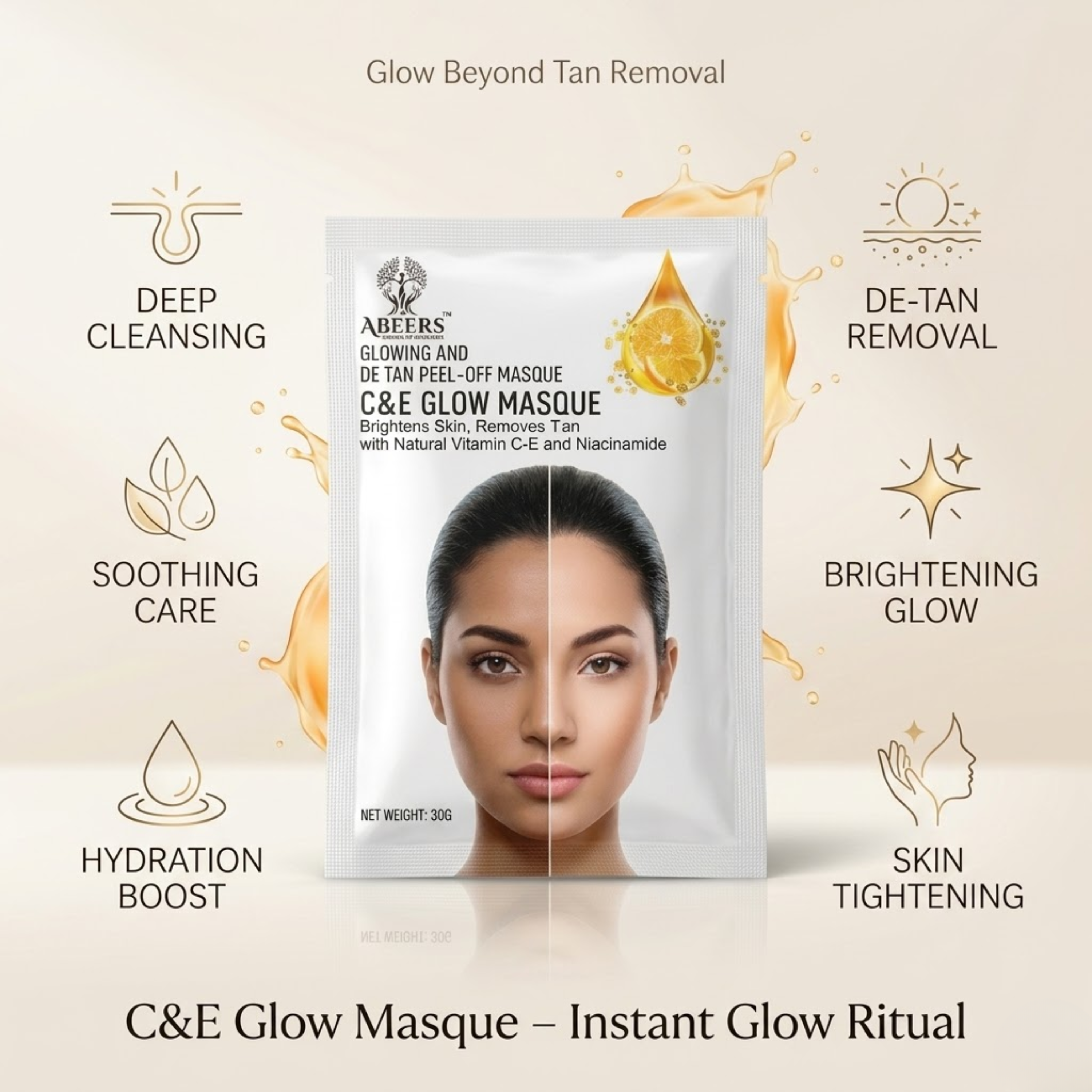 C&E Glow Peel-Off Masque
