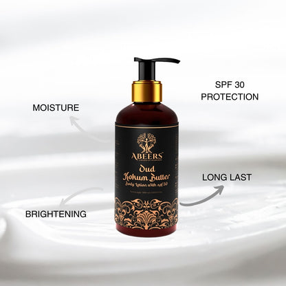 Abeers Oud Kokum Body Lotion SPF30 (300g)