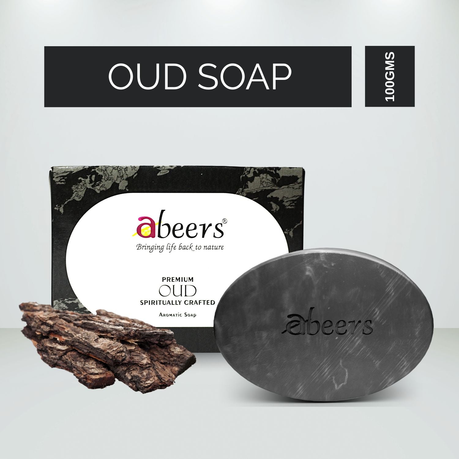 Abeers Handmade Oud Soap (100g)