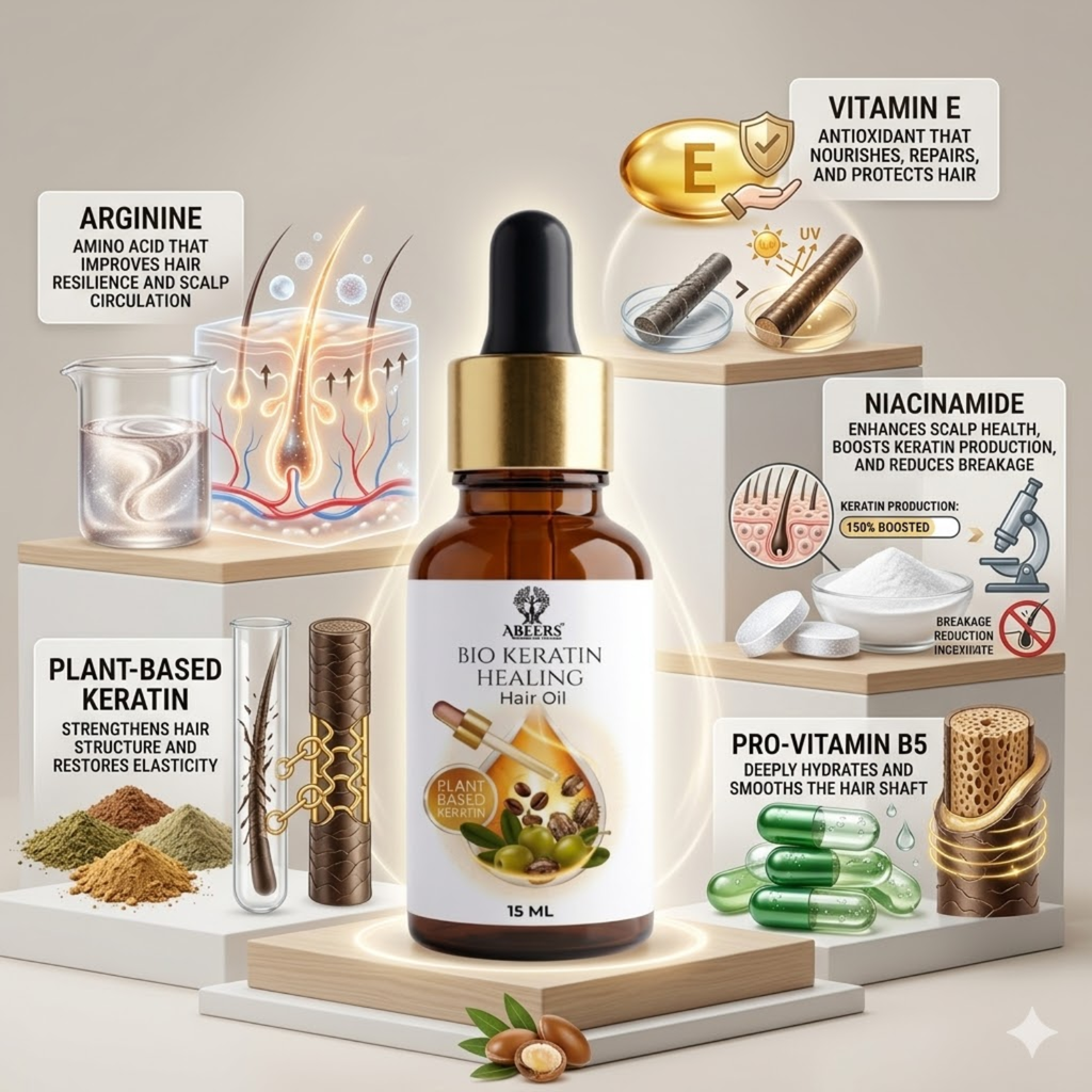 Bio Keratin Healing Hair Oil