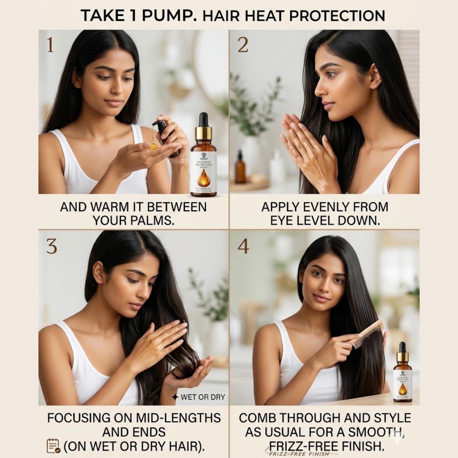 Hair Heat Protection Oil