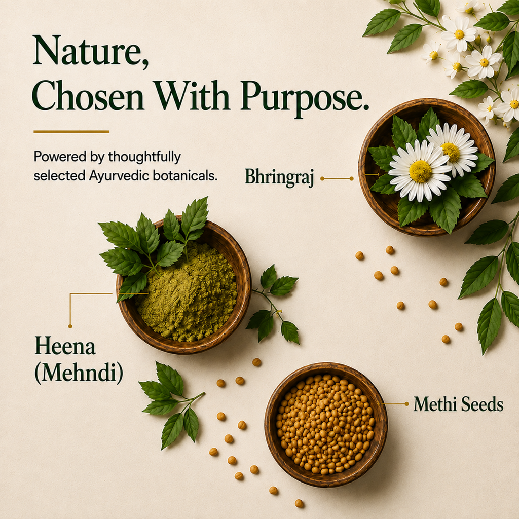 Heena Bhringraj Hair Cleanser with Methi Seeds – 500ml