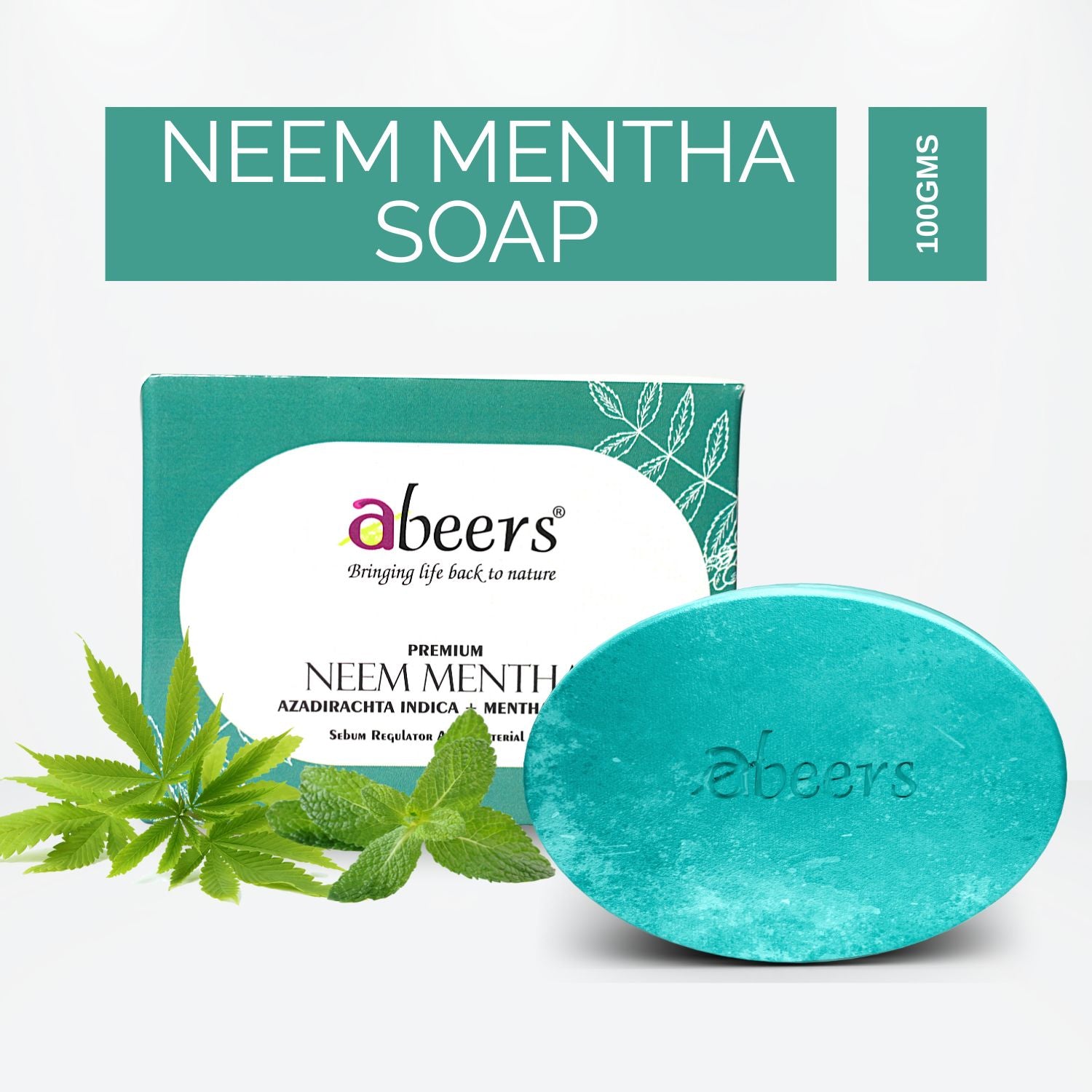 Abeers Neem & Mentha Soap (100g)