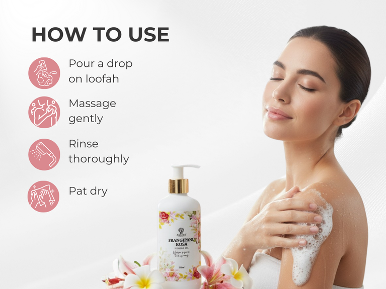 Frangipani Rosa Shower Gel 300ml