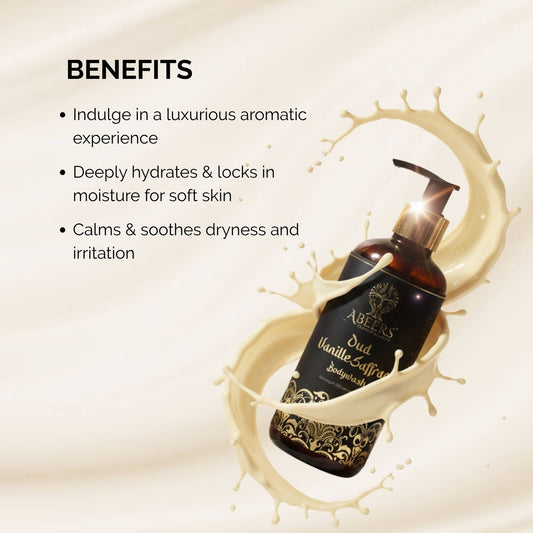Abeers Oud Vanilla Saffran Body Wash (300ml)