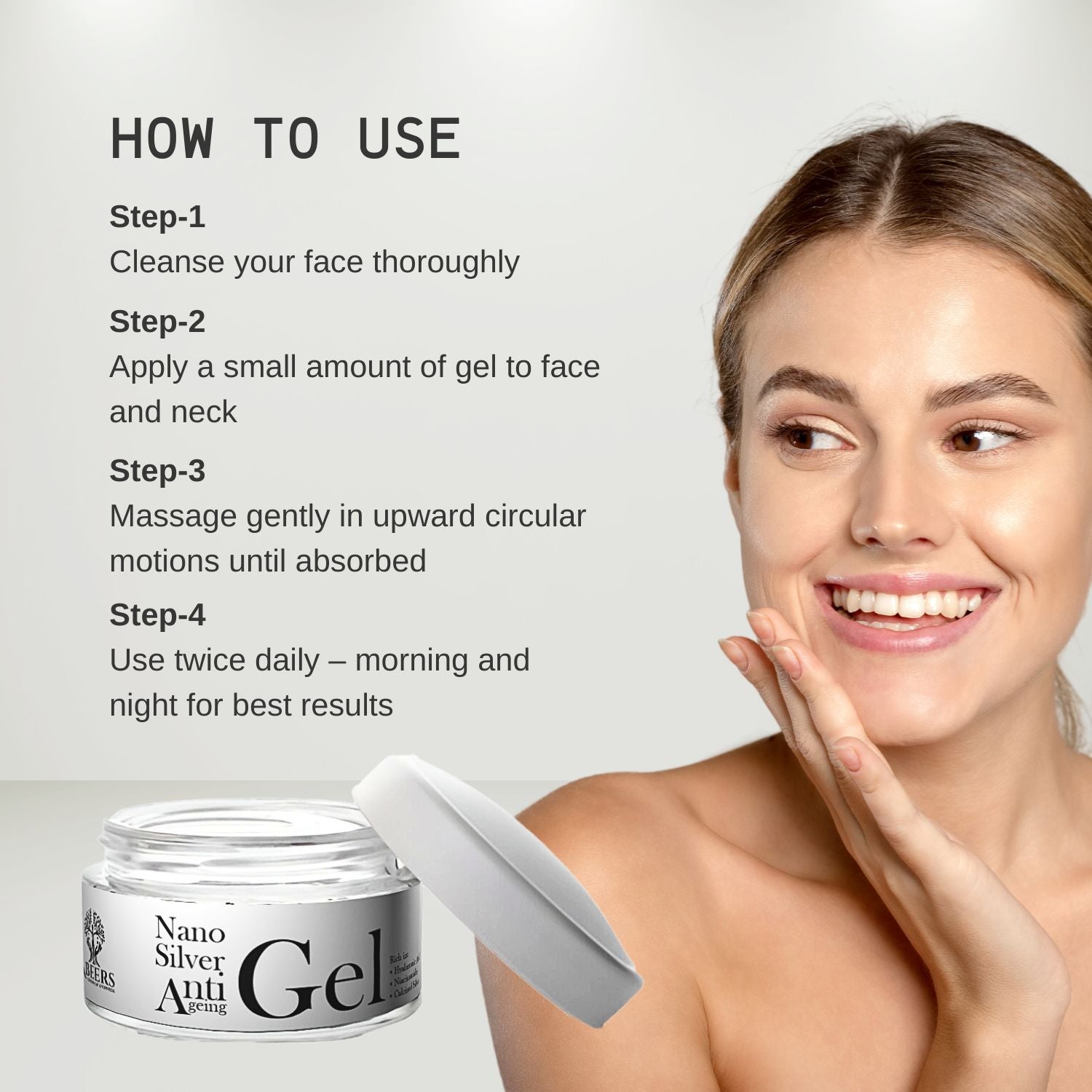 Abeers Nano Silver Anti-Ageing Gel
